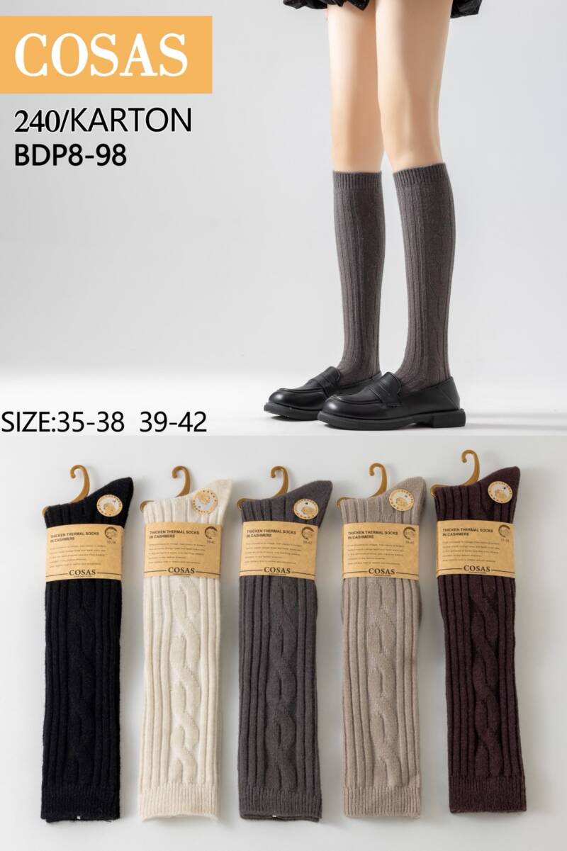 Skarpety damskie Roz 35-42, Mix kolor Paczka 40 szt